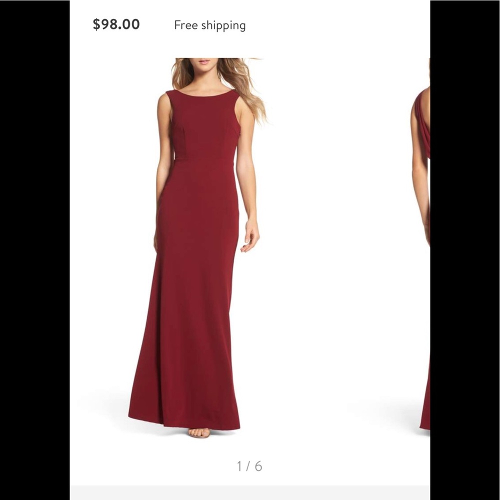 Burgundy dress NWT
